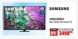 2001 Audio Video SAMSUNG QN85QN85D Neo QLED 4K Smart TV offer