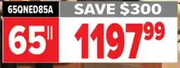 2001 Audio Video LG 65QNED85A 65 TV 4K QUANTUM DOT 120Hz offer