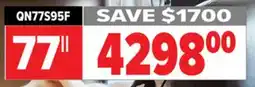 2001 Audio Video QN77S95F Samsung 77 OLED 4K Vision AI Smart TV offer