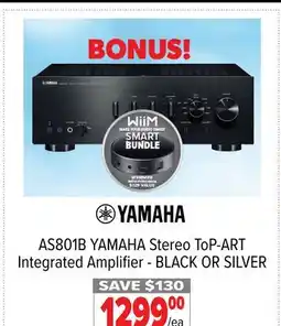 2001 Audio Video AS801B YAMAHA Stereo ToP-ART Integrated Amplifier - BLACK OR SILVER offer