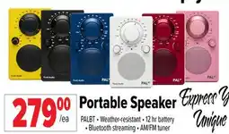 2001 Audio Video PALBT Portable Speaker offer