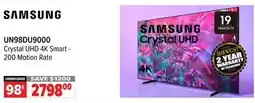 2001 Audio Video Samsung UN98DU9000 98 120Hz PREM BT SMART TV offer