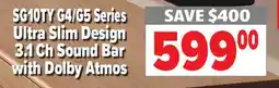 2001 Audio Video SG10TY G4/G5 Series Ultra Slim Design 3.1 Ch Sound Bar with Dolby Atmos offer