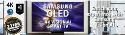 2001 Audio Video QN55S95F SAMSUNG 55 OLED 4K Vision AI Smart TV offer