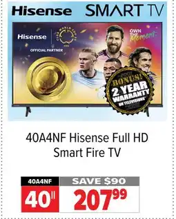 2001 Audio Video 40A4NF Hisense 40 Full HD Smart Fire TV offer