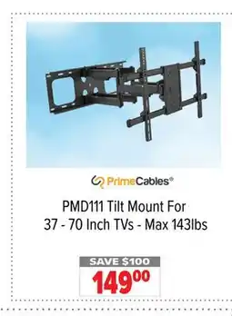 2001 Audio Video PMD111 Tilt Mount For 37 - 70 Inch TVs - Max 143lbs offer