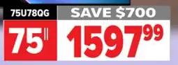 2001 Audio Video 75U78QG Hisense 75 U78QG QLED Mini-LED Pro offer