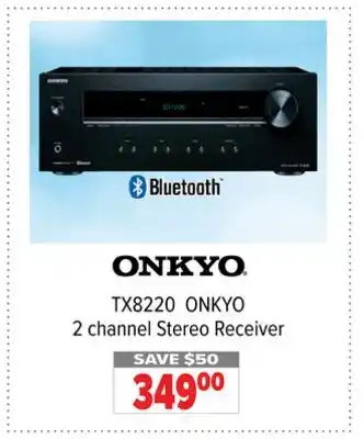 2001 Audio Video TX8220 ONKYO 2 channel Stereo Receiver offer