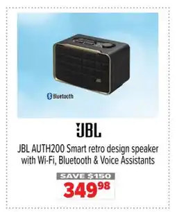 2001 Audio Video JBL AUTH200 Smart retro design speaker with Wi-Fi, Bluetooth & Voice Assistants offer