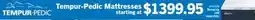 The Brick Tempur-Pedic TEMPUR Support Firm Twin Mattress offer