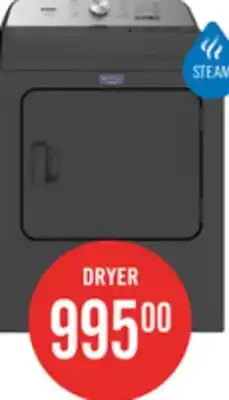 The Brick Maytag 7 Cu. Ft. Pet Pro Electric Dryer - Black Shadow - YMED6500MBK offer