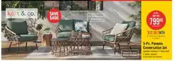 The Brick Kort & Co. Panama 5-Piece Patio Conversation Set offer