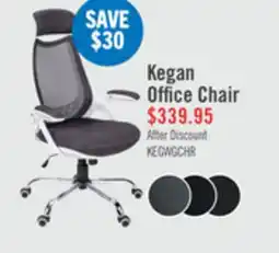 The Brick Kegan 28 Executive Mesh Office Chair - White offer