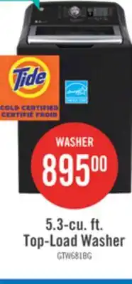 The Brick GE 5.3 Cu. Ft. Top Load Infusor Washer - Diamond Grey - GTW681BMRDG offer