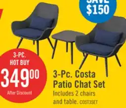 The Brick Costa Patio 3-Piece Set offer