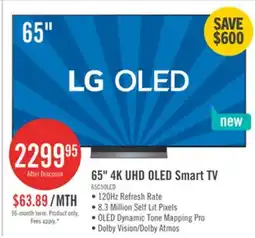 The Brick LG 65 C5 4K OLED evo AI Smart TV offer