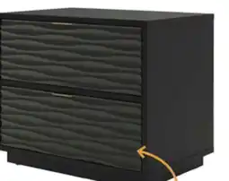 The Brick Reese 24 Modern 2-Drawer Cabinet - Black offer