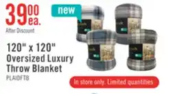 The Brick 120 x 120 Oversized Luxury Throw Blanket offer