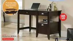 The Brick Murray 53 Traditional Lift Top Office Desk with Storage - Dark Brown offer