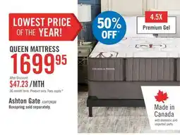 The Brick Stearns & Foster Founders Collection Ashton Gate Queen Mattress offer