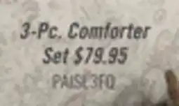 The Brick Indie Paisley 3-Piece Full/Queen Comforter Set - White offer