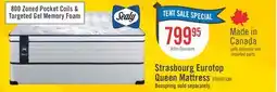 The Brick Sealy Posturepedic 800 Series Strasbourg Eurotop Plush Queen Mattress offer