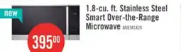 The Brick LG 1.8 Cu. Ft. Smart Over-the-Range Microwave with EasyClean - MVEM1825X offer