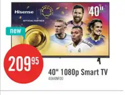 The Brick HISENSE 40 A4N LED HD Ready Smart VIDAA TV (40A4NV) offer