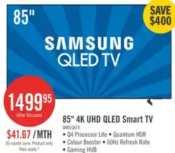 The Brick Samsung 85 Q6F QLED Smart TV with Vision AI offer