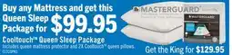 The Brick Masterguard Cooltouch Queen Mattress Protector with 2 Queen Pillows offer