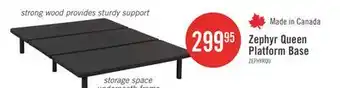 The Brick Zephyr Queen Platform Base offer