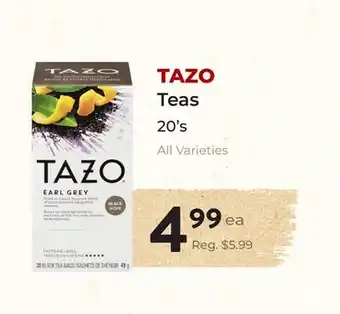 Marche Leo's TAZO Teas offer