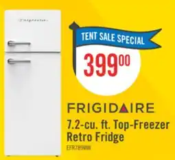 The Brick Frigidaire 7.2 Cu. Ft. Retro Top-Freezer Refrigerator - White - EFR789-WHITE offer