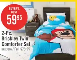 The Brick Brickley 2-Piece Twin Comforter Set offer