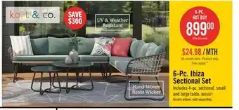 The Brick Ibiza 6-Piece Conversation Set offer