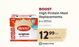 Marche Leo's BOOST High Protein Meal Replacements offer