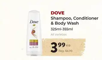 Marche Leo's DOVE Shampoo, Conditioner & Body Wash offer