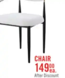 The Brick Kort & Co. Capri Dining Chair with Boucle Fabric & Gold Accent, Metal - Black offer