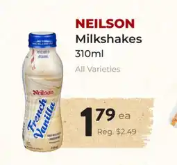 Marche Leo's NEILSON Milkshakes offer