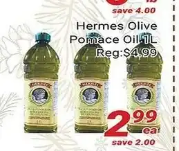 Nations Fresh Foods Hermes Olive Pomace Oil 1L offer