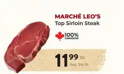 Marche Leo's MARCHÉ LEO'S Top Sirloin Steak offer