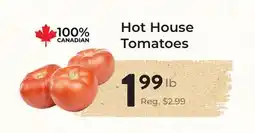 Marche Leo's Hot House Tomatoes offer