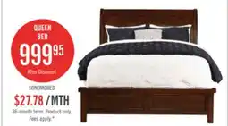 The Brick Sonoma Panel Bed with Headboard & Frame, Mango Brown - Queen Size offer