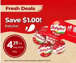Marche Leo's Babybel offer
