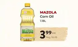 Marche Leo's MAZOLA Corn Oil offer
