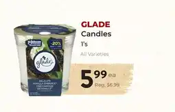 Marche Leo's GLADE Candles offer