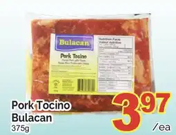 T&T Supermarket PORK TOCINO BULACAN, 375g offer