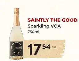 Marche Leo's SAINTLY THE GOOD Sparkling VQA offer