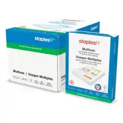 Staples Staples FSC Certified Multiuse Paper, 8.5 x 11, 5000 Sheets offer