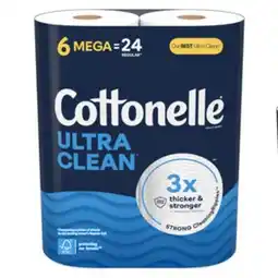Staples Cottonelle Ultra CleanCare Mega Roll Toilet Paper - 6 Pack offer